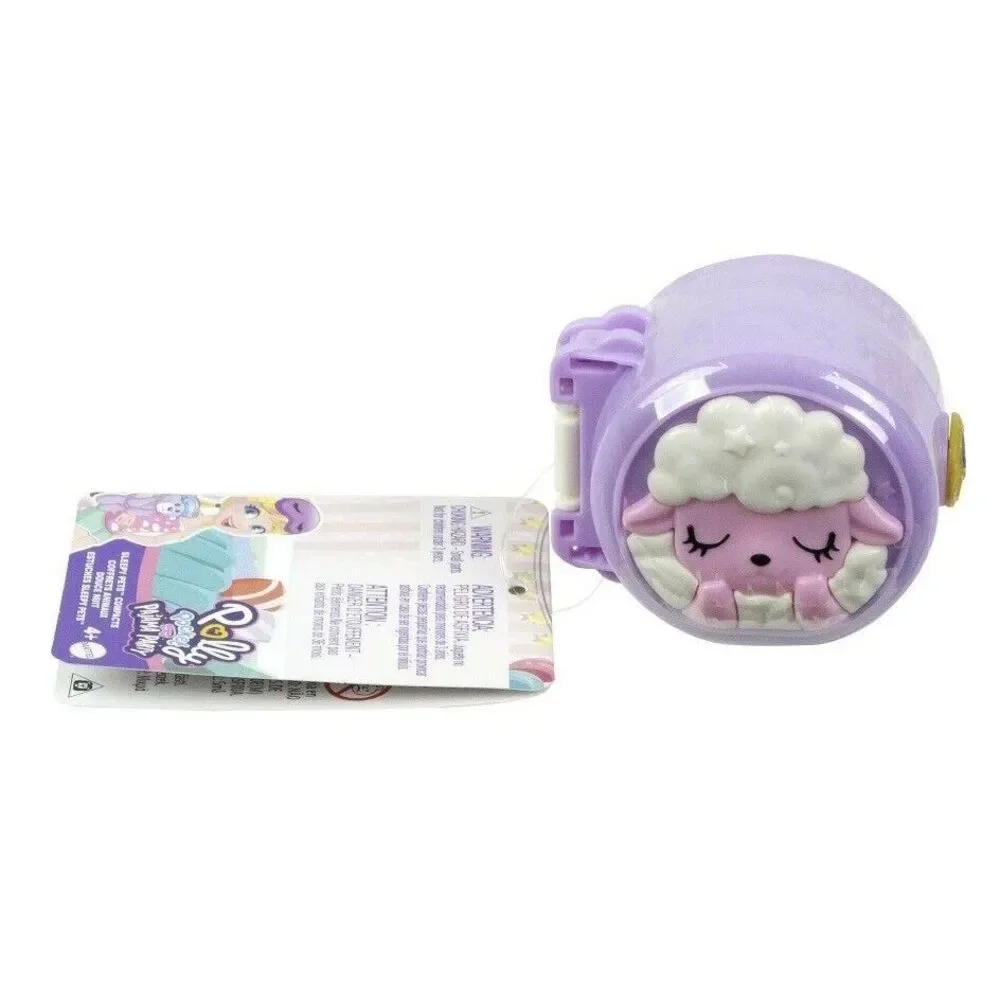 2022 Mattel Polly Pocket Pajama Party Sleepy Pets Compact - Sheep compact